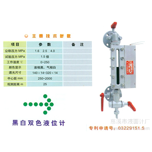 國星黑白雙色水位計 國星供應(yīng)彩色石英管液位計 液位計  液面計廠家