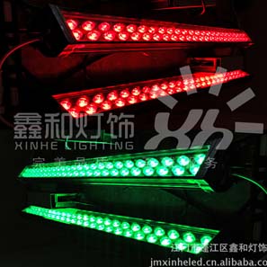 洗墻燈廠家    高亮度戶外防水大功率LED洗墻燈 48珠RGB 144W