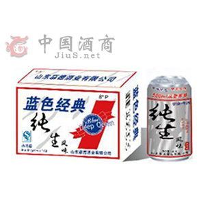 慕康藍色經典純生320mlx24 山東啤酒