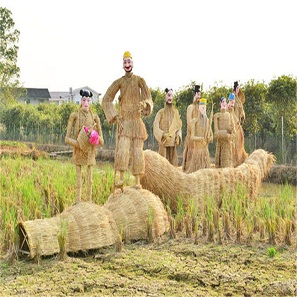 稻草人工藝品稻草加工工藝品 稻草人 稻草玩具觀賞 批發(fā) 定制多種規(guī)格 稻草人工藝品