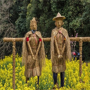 稻草人工藝品稻草加工工藝品 稻草人 稻草玩具觀賞 批發(fā) 定制多種規(guī)格 稻草人工藝品