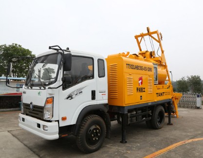 移動式攪拌輸送一體機天拓重工機械有限公司車載泵，攪拌泵車，80車載泵，泵車銷售，客戶反饋質(zhì)量好的廠家，價格便宜