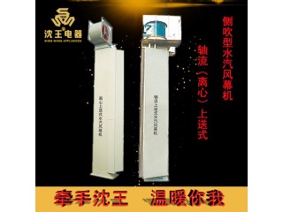 廠家直銷 軸流上送式側(cè)吹型水汽風(fēng)幕機(jī) 可定制多規(guī)格電熱風(fēng)幕機(jī)