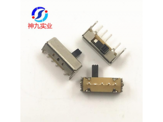 特價SK-13D01側(cè)撥撥動開關(guān)1P3T小電流撥動開關(guān)插件90度