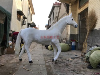 機械仿真動態(tài)馬模型科教仿生真皮馬標本