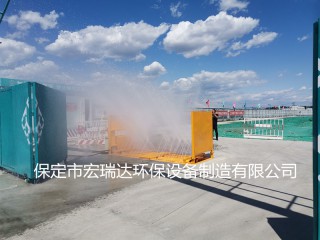 河北滾軸式洗車機(jī) 建筑工地洗車平臺(tái) 平板洗輪機(jī)