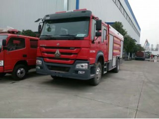 重汽豪沃豪華型水罐消防車(chē) 廠家直銷(xiāo) 高端消防車(chē)市場(chǎng)利器